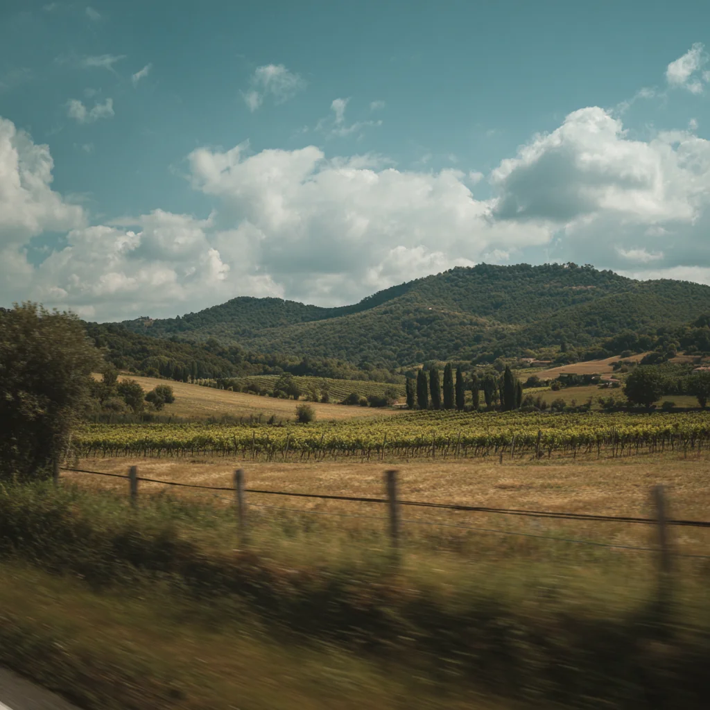 Strada tra castelli e vigneti in Piemonte